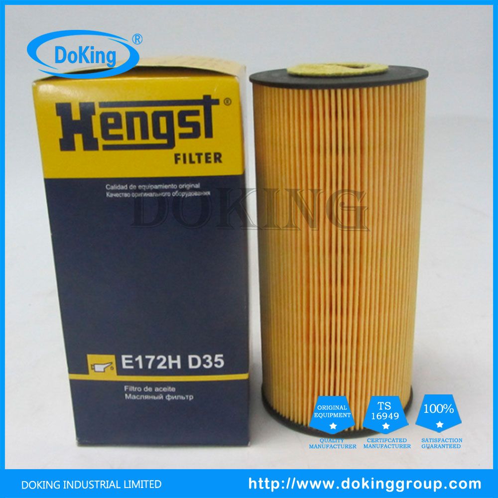 Factory Supplying Auto Parts Hengst Oil Filter E172HD35