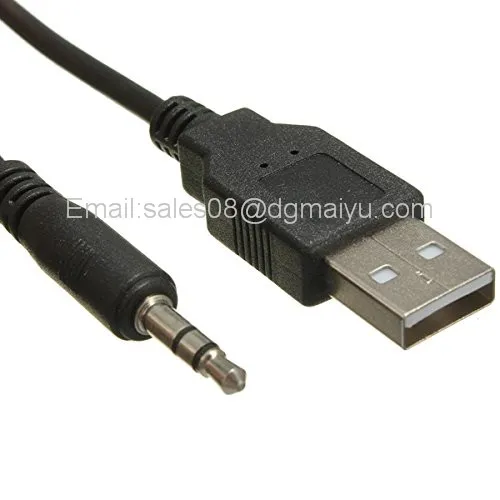 1m DC Waterproof 3.5mf USB 1.1/2.0 Am/Af Audio Lead Aux Extension Dash Panel Mount Cable for Motorcycle Car Dash Board