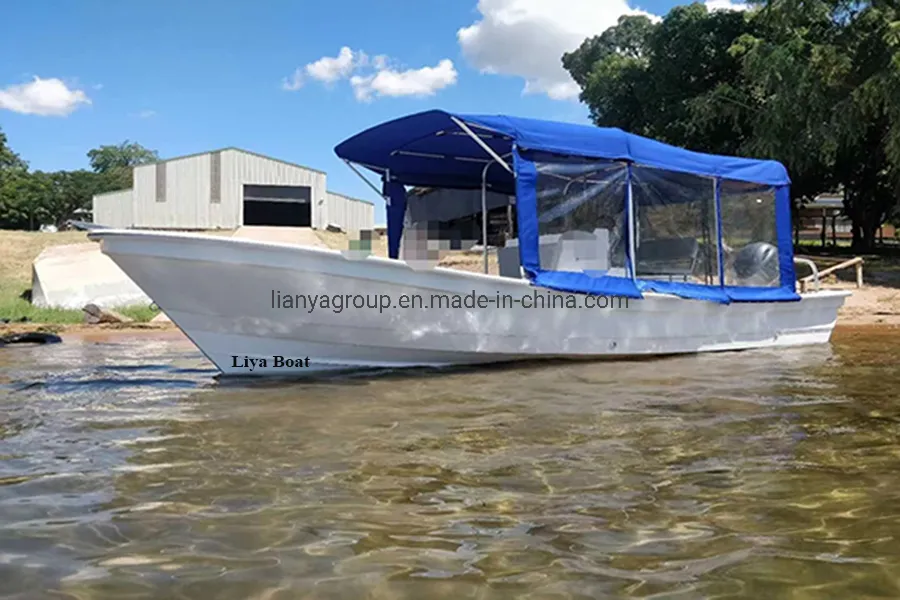 Liya 7.6m Center Console Panga Boat Fiberglass Fishing Sport Motor Boats for Sale