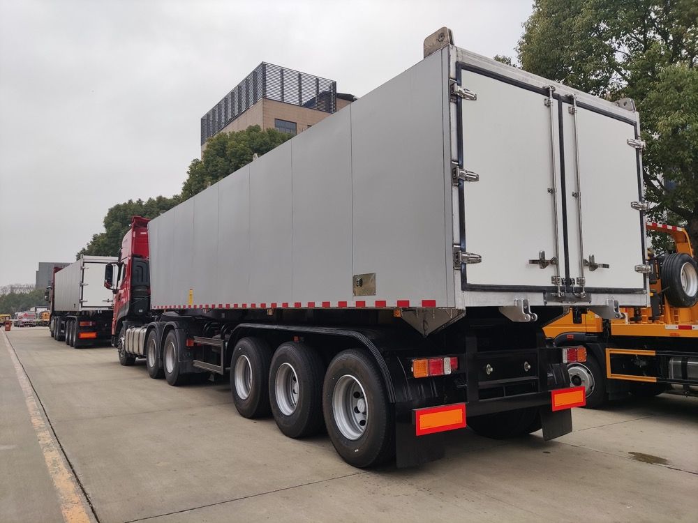 Dump Trailer 50 60 Tons Aluminum Alloy Tipper Semi Trailer