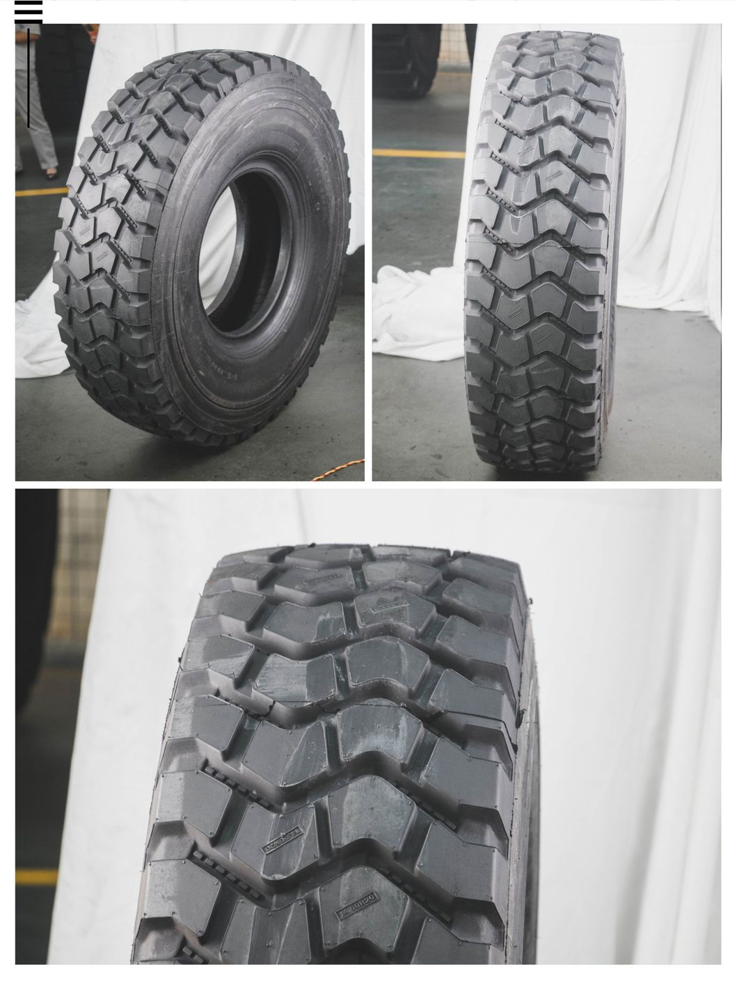 Hanmix off-The-Road Radial OTR Tire on Articulated Dumper Rigid Dumper Loader Grader Dozer Underground Shuttle Truck E3 L3 E3/L3 E4 E4/L4 L5 L5s