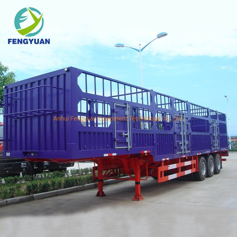 Multi Purpose Side Wall Cargo Semi Trailer with Container Twist Locks for Shipping Container
