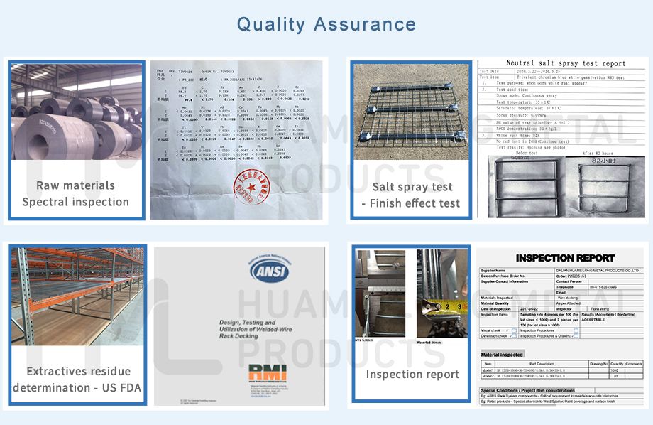 Galvanized Warehouse Steel Wire Mesh Decking for Step Beam Rack