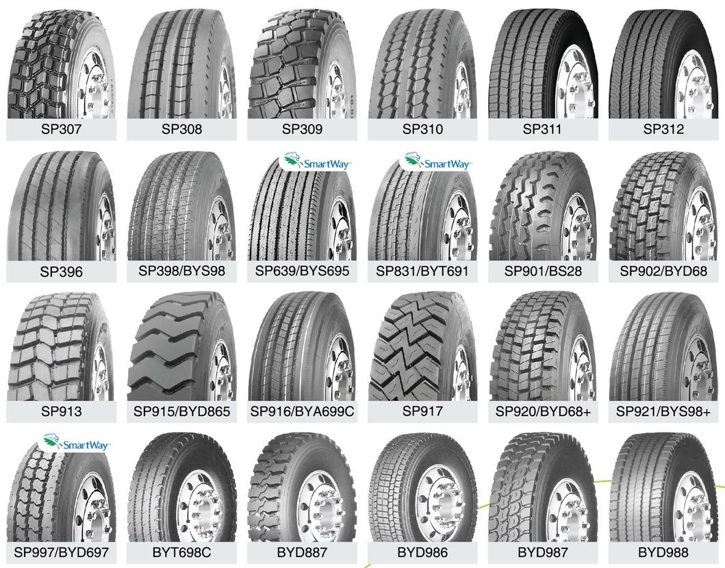 High Quality Chinese TBR/PCR/OTR/Truck Tires 11r22.5 12r22.5 295/80r22.5 for Radial Truck Bus Use