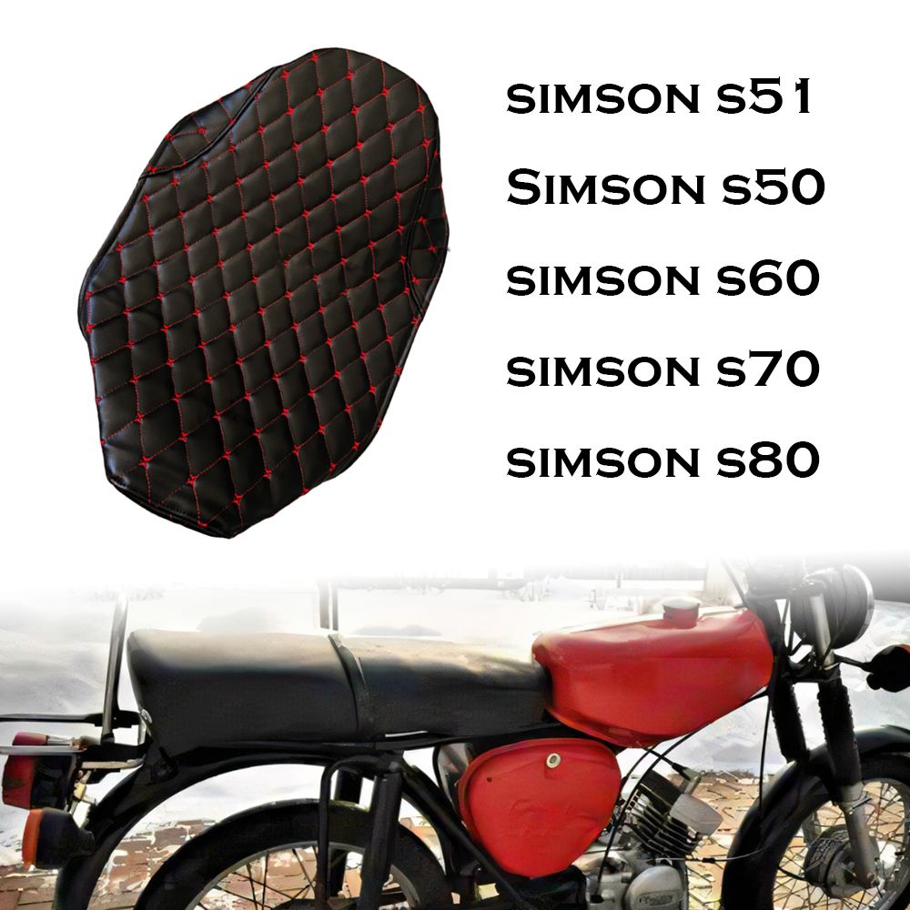 for Simson S50 S51 Motorcycle Accessories Seat Cover Protection Water-Proof UV-Resistent Cushion Covers