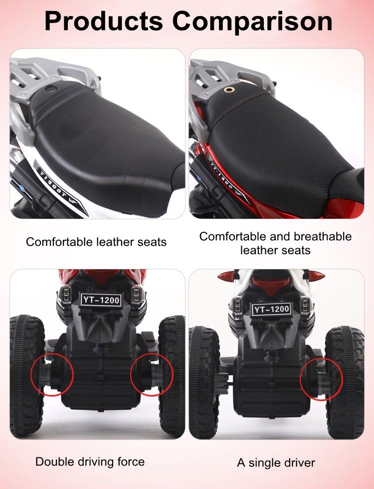 Children Electric Motorcycle Toy Car with Early Education System with Music