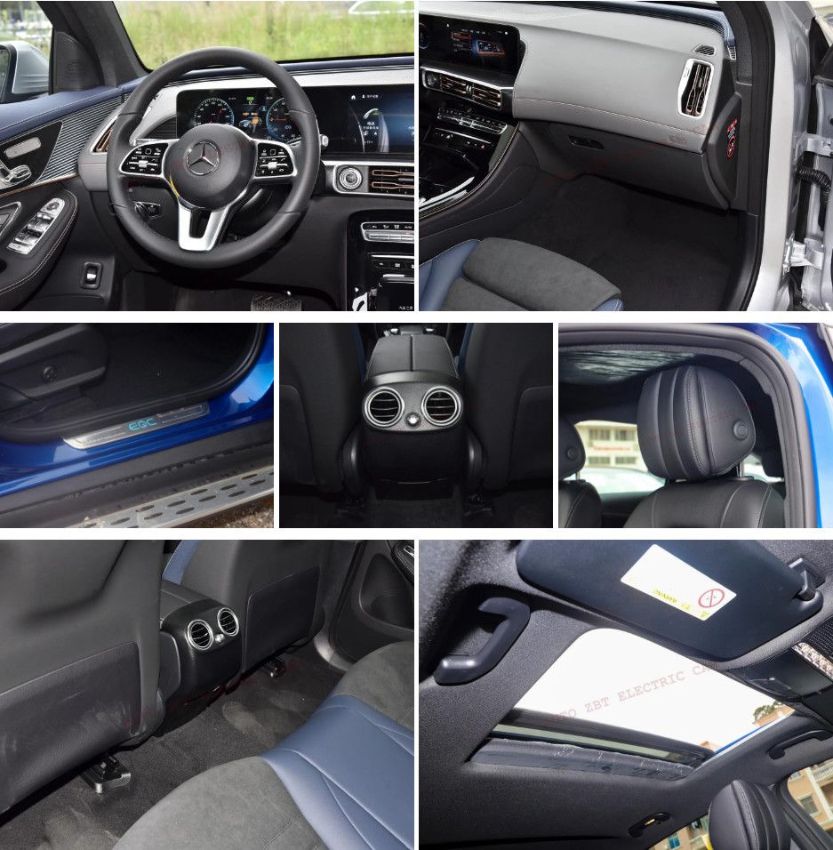 Benz Eqc 2022 Facelift Eqc 400 4matic 5-Door 5-Seat SUV Electric Car Second Left Hand Drive Made in China Car