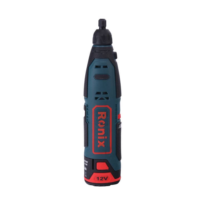 Ronix New Design Model 8102K 12V 1.3A 3.2mm Cordless Brushless Mini Battery Grinder Tools with Free BMC