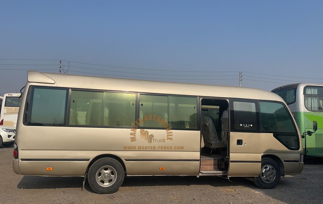 Low Price Diesel Used Toyota Bus 24-30 Seats Coaster Mini Bus for Sale