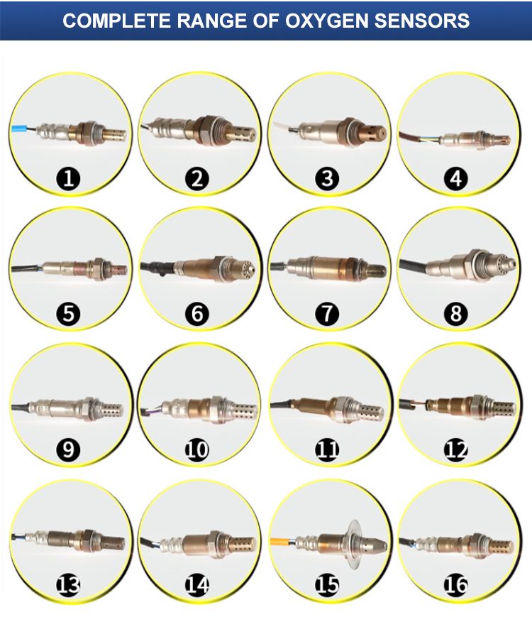 100% Tested Car O2 Oxygen Sensor 89465-60150 for Toyota Land Cruiser Lexus Rx300 Gx470 Adaptor Sockets Original Air Combustion Ratio Sensor
