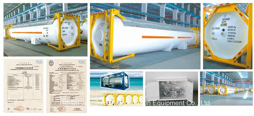 Lr, CCS, ASME Certificate 20FT LPG ISO Tank Container