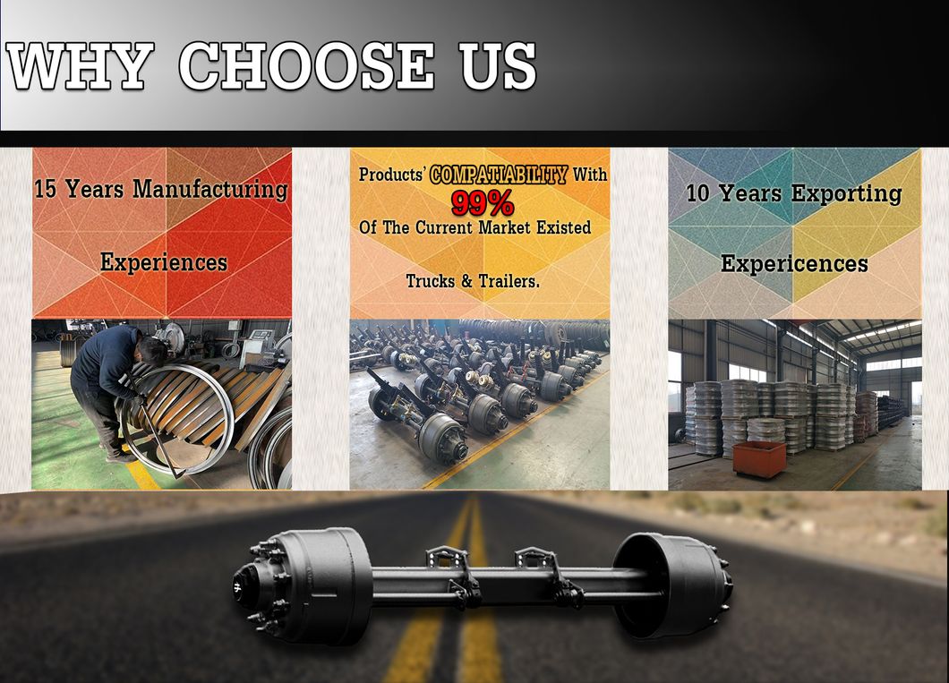 One-Stop Shopping Bending Axle 10 T/12t Low Beam Load Shaft Axle Lowbed Semi Trailer Parts (08)