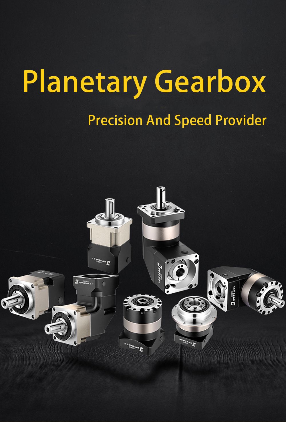 High Precision 120mm Helical 1500W Servo Motor Planetary Gearbox