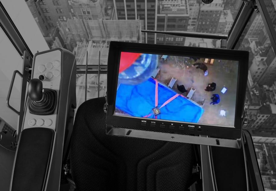 Wireless Crane 36X Zoom Camera Monitor System with Magnetic Battery Pack