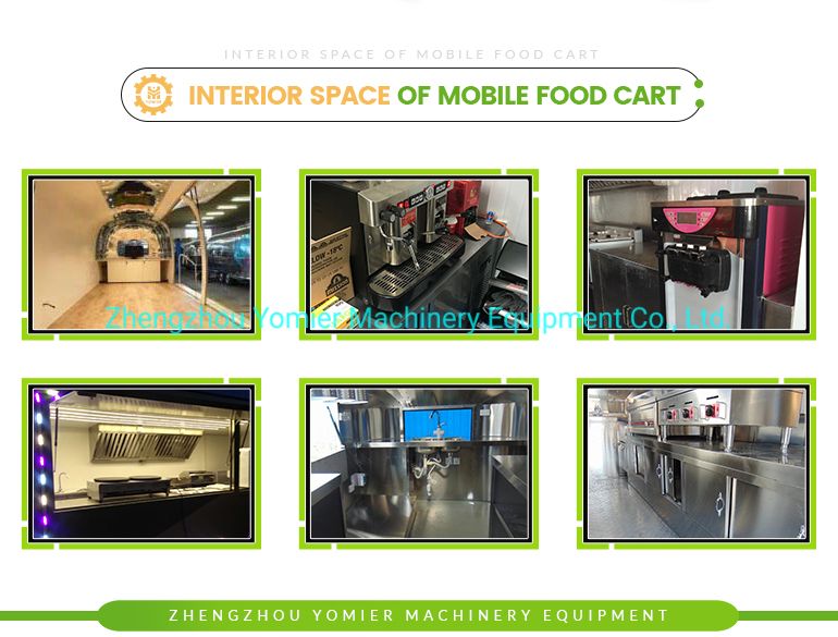 Mobile Beer Snack Catering Food Truck for Sale Europe