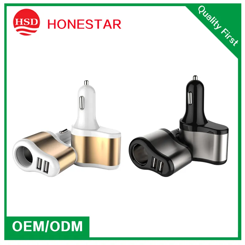 5V 3.1A Dual USB Car Charger Output