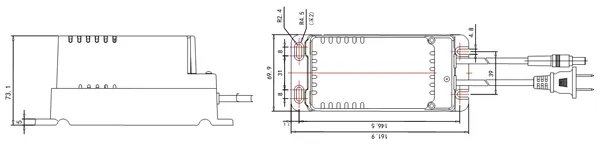 AC220V 50Hz Elevator Emergency Lighting Power Supply