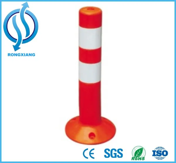 Installation Firmly Colorful PU Warning Column Post
