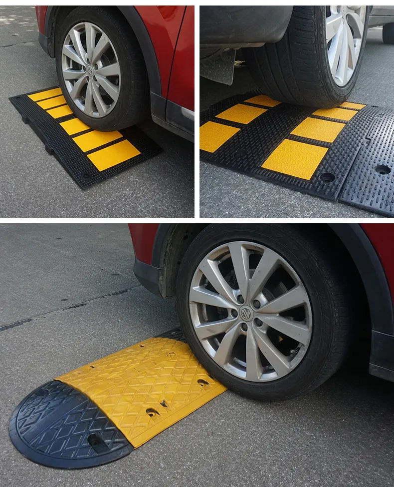 Rubber Speed Bumps for Driveway and Parking Lot