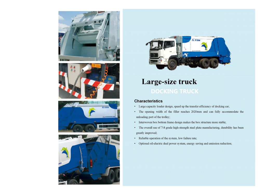 Aerosun 3cbm Cgj5031zdjshe6 Compression Block Docking Garbage Truck