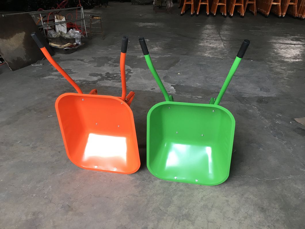 Prestar Golden Star for Nigeria Market with Pneumatic Wheel Deep Tray Wheelbarrow