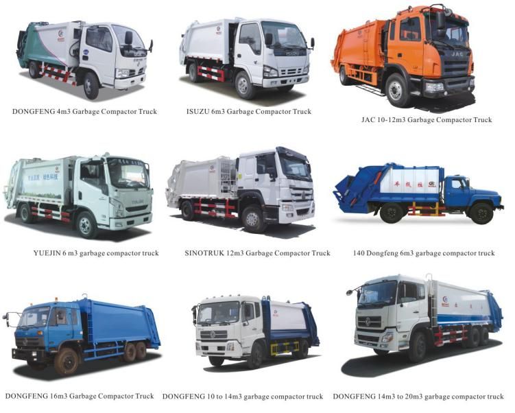 Hydraulic Hook Lift System for 5m3 Roll-off Garbage Refuse Truck
