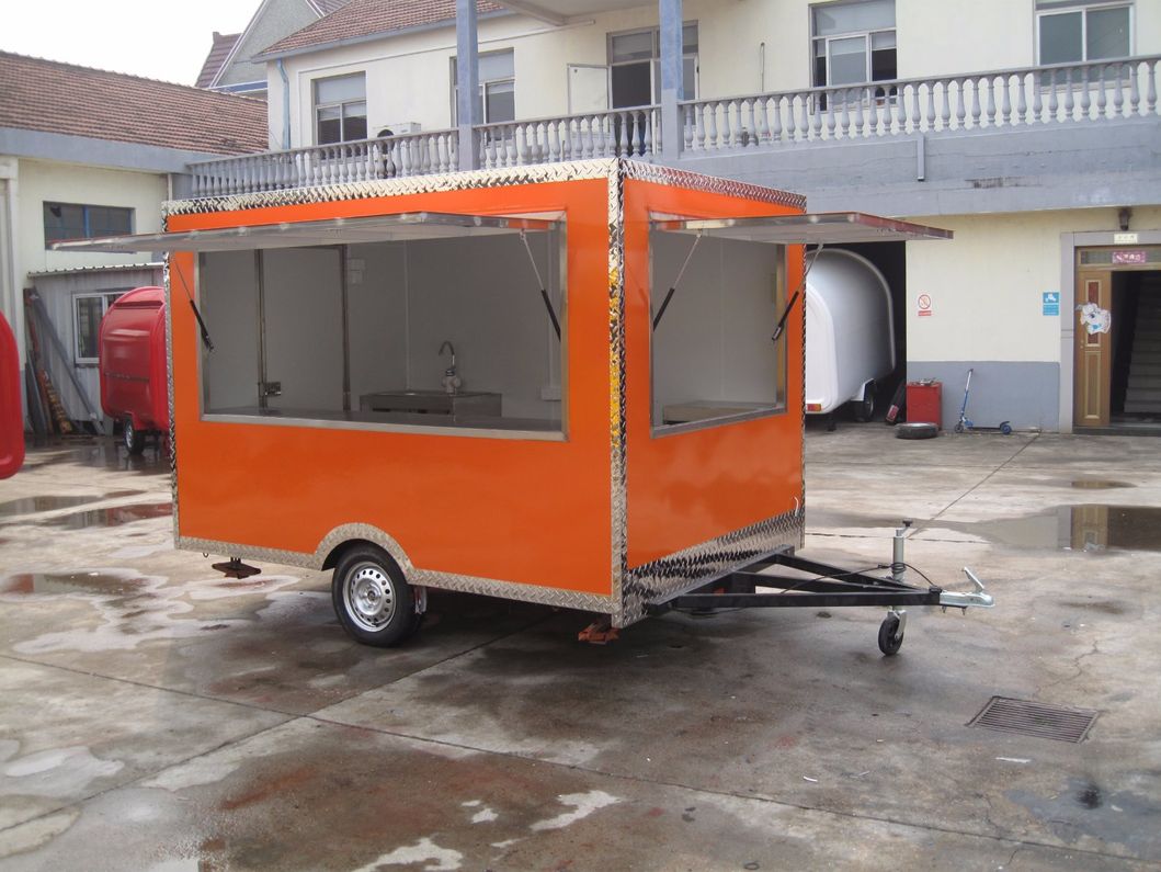 Custom Concession Mobile Kitchen Catervan Mobile Snack Ambulant Food Kiosk Kitchen