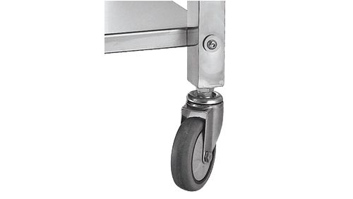 New Designed Stainless Steel Dish and Plates Collecting Trolley with Extra Handle