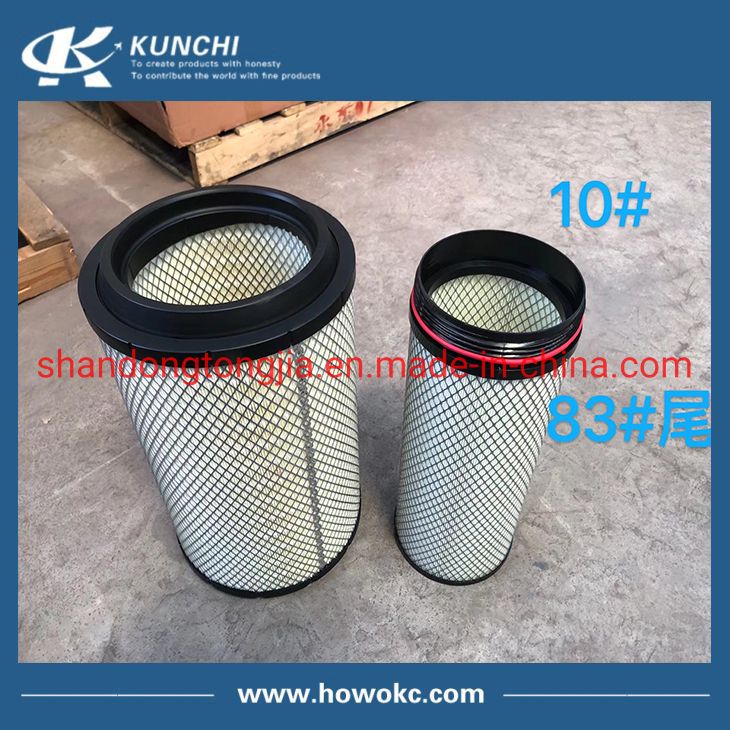 Sinotruk HOWO Air Filter Wg9725190102 / 03 2841 K2841 Wmdl Perfect Power with Top Quality