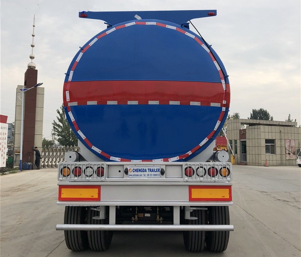 3 Axles 42000L Fuel Tanker Truck Trailer/Oil Tanker Semi Trailer