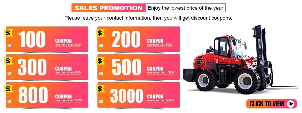 Factory Price Telescopic Handler All Terrain Forklift Telescopic Forklift