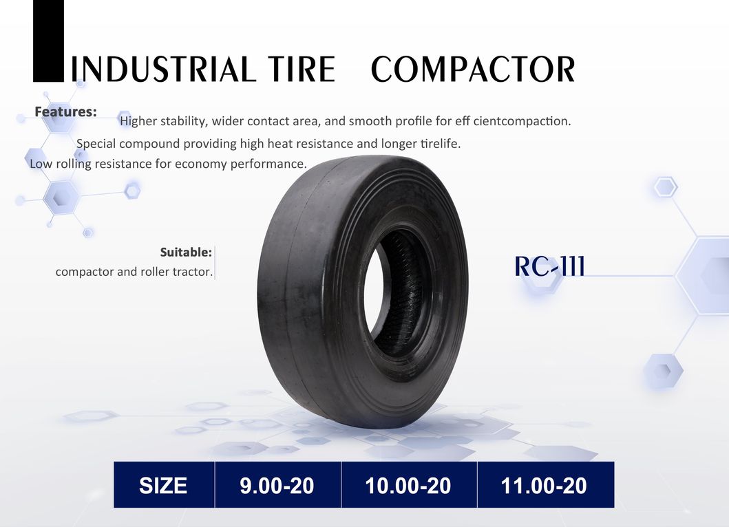 Hanmix Industrial Tire Backhoe Loader, Telehandler, Compact Loader, Dumper Skidsteer, Backhoe Loader,Compactor and Roller Tractor Tyre 9.00-20 10.00-20 11.00-20