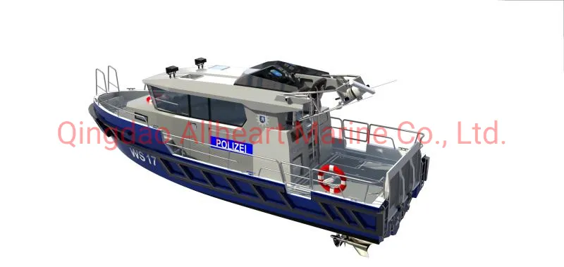 China Manufacturer 9m Aluminum Patrol Boat with Motor for Sale