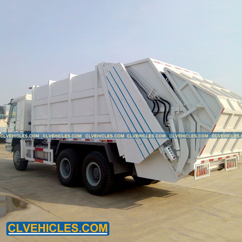Sinotruk HOWO 6X4 Heavy Duty Rear Loader Waste Compactor Waste Compression Truck