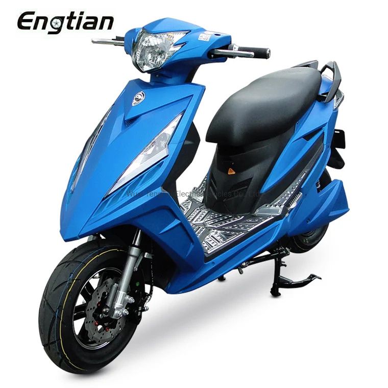 Engtian 60km/H Lithium Battery Electric Scooters CKD New Fashion Adult Mobility Max Speed 45 Motorcycles 2 Wheel Two-Wheel Scooter