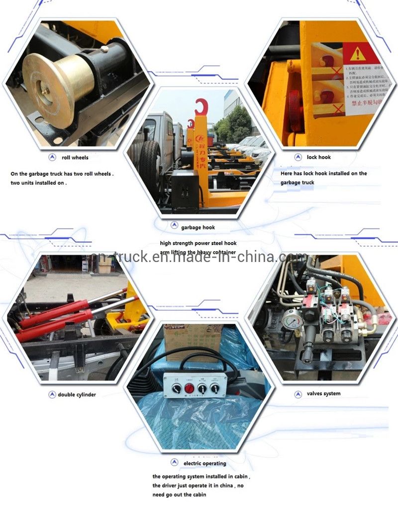 Customized New Sales Low Price 2mt 3mt 4mt 5mt Container Hook Lift Truck