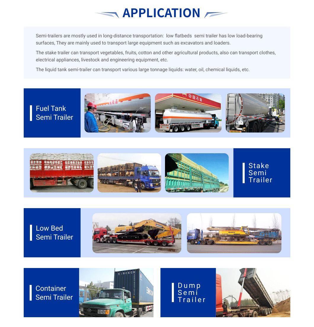 Jushixin Quality Factory Promotion Chemical Asphalt Tank Semi Trailer Oil Burner Good Price
