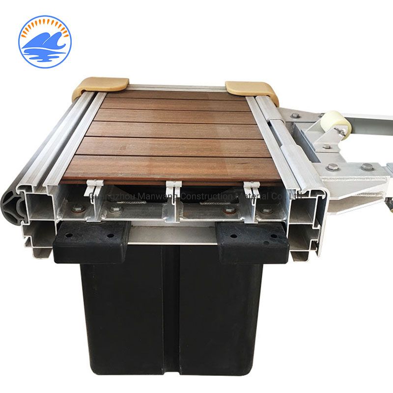 New Product Launch in China Walking Dock Working Platforms Aluminum Pontoon Floats