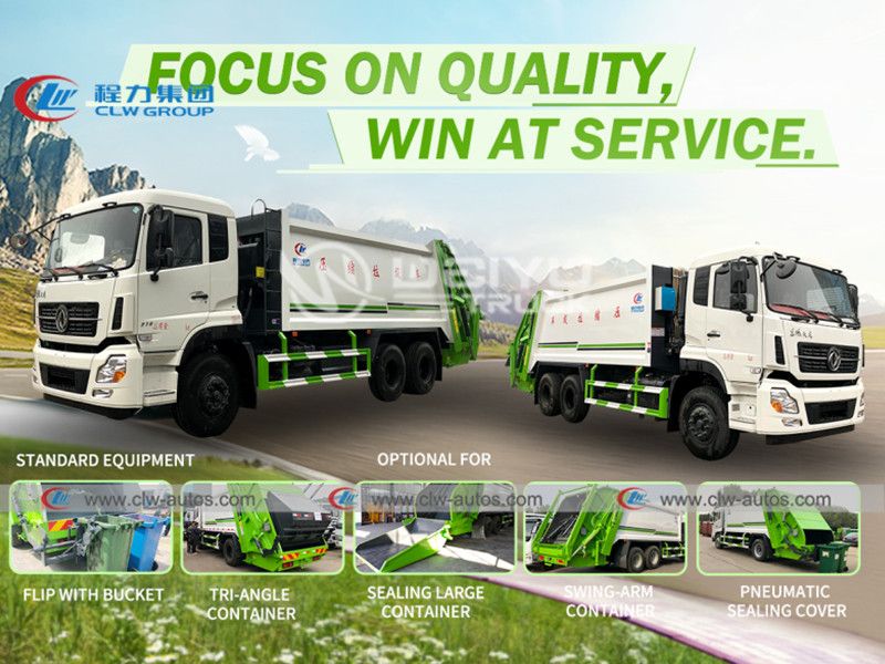 Shacman X9 4X2 Light Duty 6cbm 4 Tons High Compression Ratio Rear Loader Refuse Garbage Truck