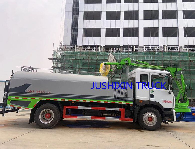Jushixin Road Barrier Dual Sided Front Side Roll Cleanout Vehicle Road Guardrail Cleaning Truck