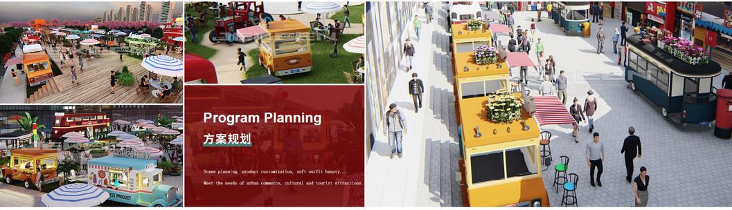 Jekeen Food Vending Trailer with Different Catering Equipment Green