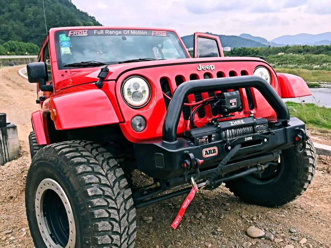 12 Volt 9500lbs Reduction Gear Jeep Winch with Synthetic Rope