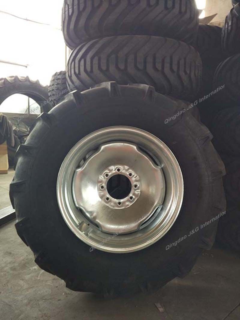 Agricultural Irrigation Tyre 11.2-24 with Galvanized Rim W10X24