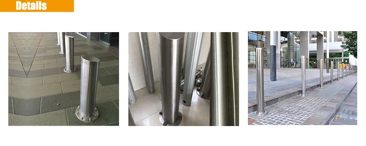 Outdoor Bollards Bike Stationary Lockers Parking Rack Secure Public
