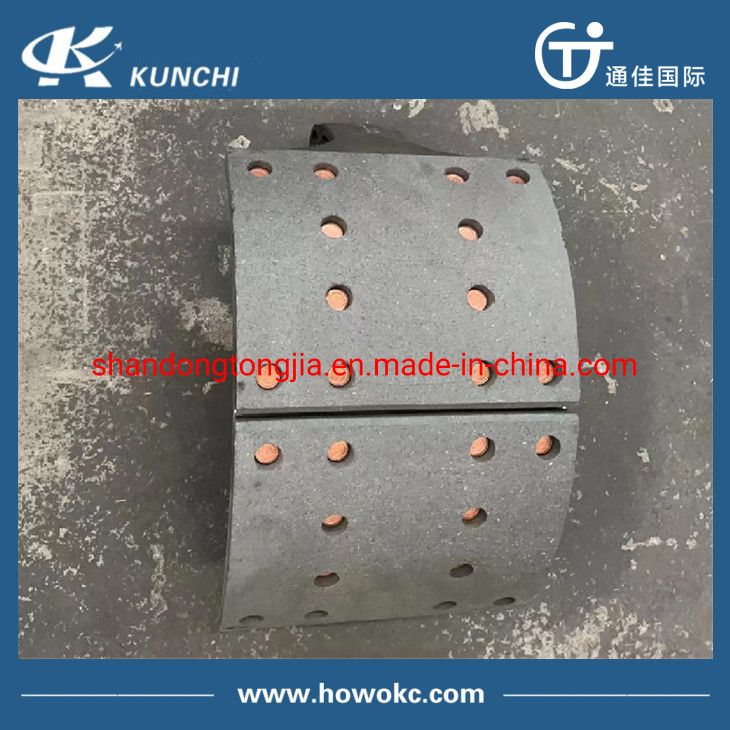 Foton Auman Spare Parts Brake Shoe 12 Holes Qrt485-3502120 Brake Shoe Assembly for HOWO Shacman Camc FAW Foton JAC Truck