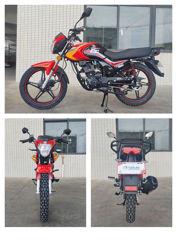 2022 Newest Fashion Design Factory Direct Supply 150cc Cg Engine 4-Stroke Cheap Motorcycle