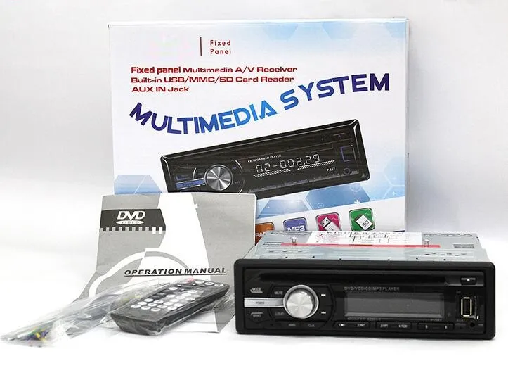 Cheap Price Univeral 1 DIN Car DVD Player with USB/SD/Aux/FM