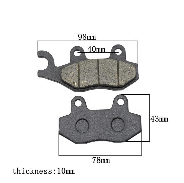 Motorcycle Part High Quality Motorcycle Front and Rear Disc Brake Pads