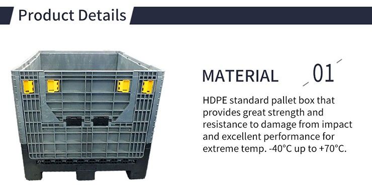 HDPE Foldable Storage Box Specialized Case Tool Box Wholesale Market