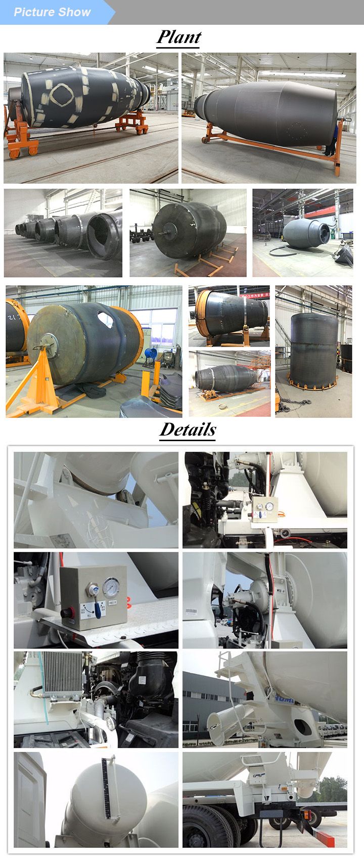 Jushixin Factory Price 8X4 Concrete Mixer / Concrete Mixer Truck Concrete Mixer with Good Price